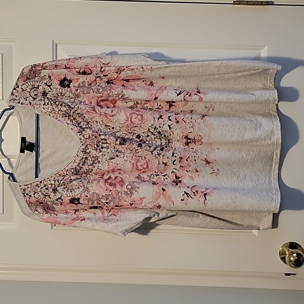 LEEBE 5X Dolman Sleeve Pink Top